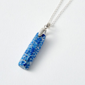 clarity lapis healing gemstones rod pendant