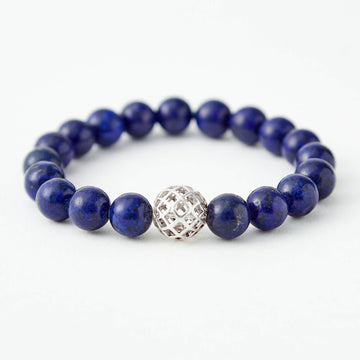 guided by wisdom lapis healing gemstones bracelet